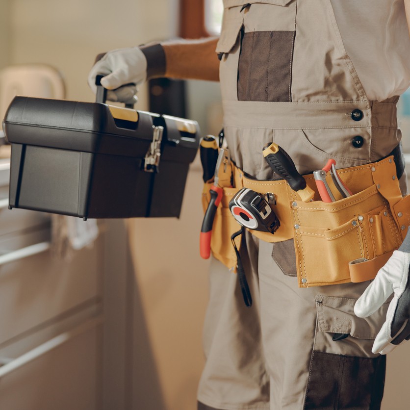 Deck with roof and bar set up